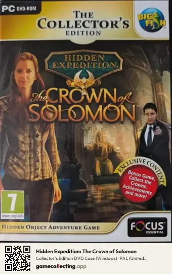 Hidden Expedition: The Crown of Solomon Computer, United Kingdom box front