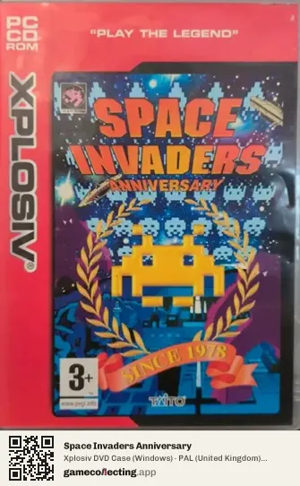 Space Invaders Anniversary Computer, United Kingdom box front