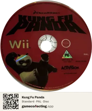 Kung Fu Panda Nintendo Wii, PAL disc
