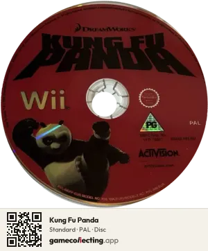 Kung Fu Panda Nintendo Wii, PAL disc