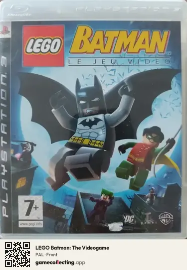 LEGO Batman: The Videogame PlayStation 3, PAL box front