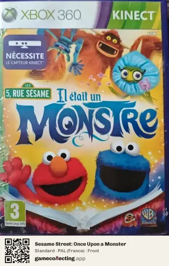 Sesame Street: Once Upon a Monster Xbox 360, France box front