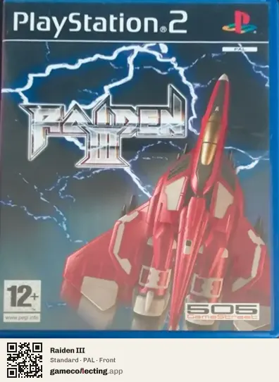Raiden III PlayStation 2, PAL box front