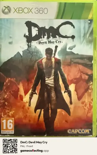 DmC: Devil May Cry Xbox 360, PAL box front