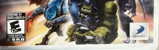 Ben 10: Ultimate Alien: Cosmic Destruction, the ESRB box on its front