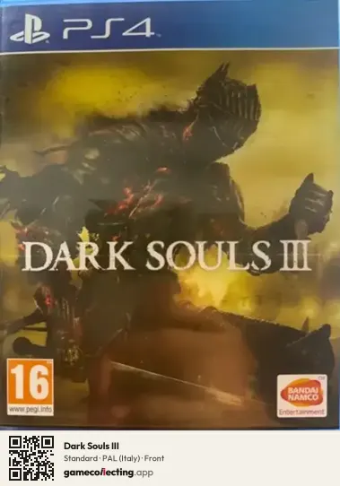Dark Souls III PlayStation 4, Italy box front