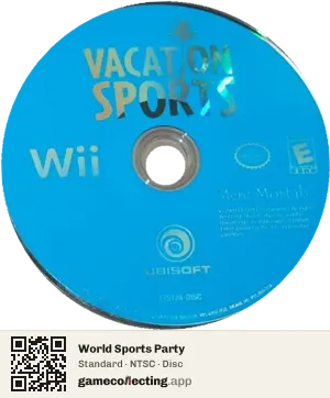 World Sports Party Nintendo Wii, NTSC disc