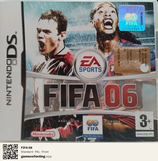 FIFA 06 Nintendo DS, PAL box front