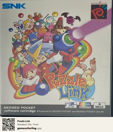 Puzzle Link Neo Geo Pocket Color, PAL box front