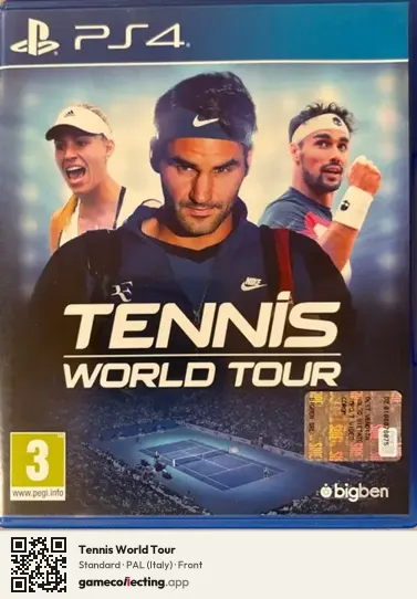 Tennis World Tour PlayStation 4, Italy box front