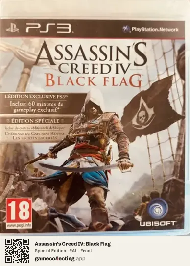 Assassin's Creed IV: Black Flag PlayStation 3, PAL box front