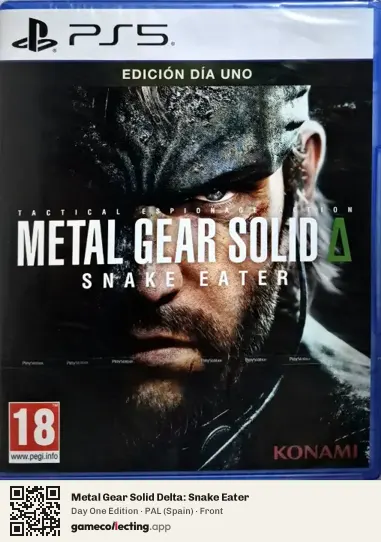 Metal Gear Solid Delta: Snake Eater PlayStation 5, Spain box front