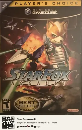 Star Fox Assault Nintendo GameCube, NTSC box front