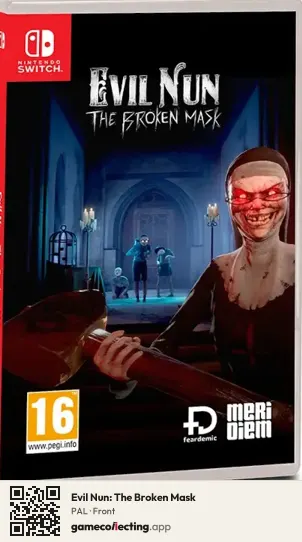 Evil Nun: The Broken Mask Nintendo Switch, PAL box front