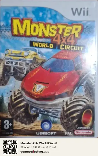 Monster 4x4: World Circuit Nintendo Wii, France box front
