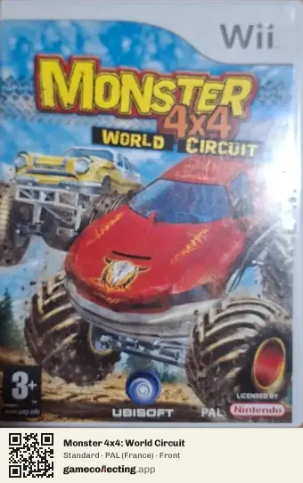 Monster 4x4: World Circuit Nintendo Wii, France box front
