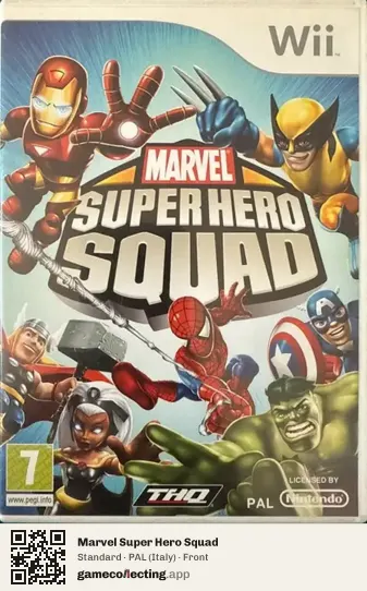 Marvel Super Hero Squad Nintendo Wii, Italy box front