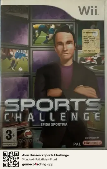 Alan Hansen's Sports Challenge Nintendo Wii, Italy box front