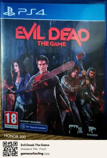 Evil Dead: The Game PlayStation 4, PAL box front
