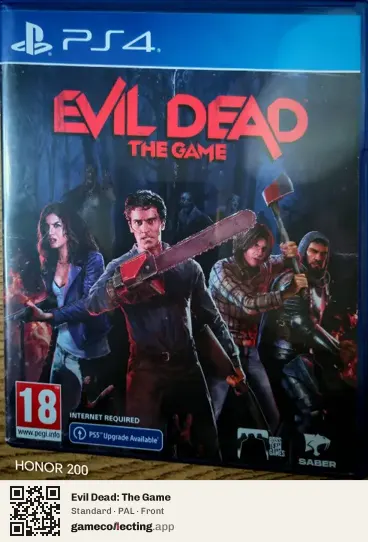 Evil Dead: The Game PlayStation 4, PAL box front