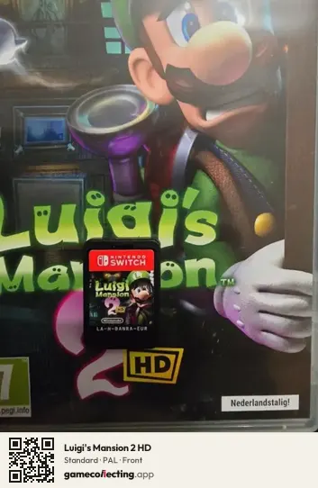 Luigi's Mansion 2 HD Nintendo Switch, PAL box front