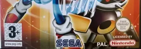 Sonic Gems Collection, the PEGI square on its front