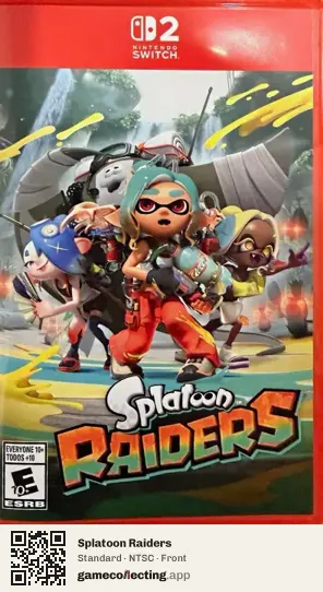 Splatoon Raiders Nintendo Switch 2, NTSC box front