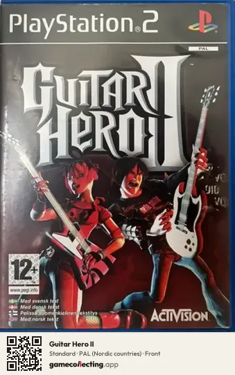 Guitar Hero II PlayStation 2, Nordic countries box front