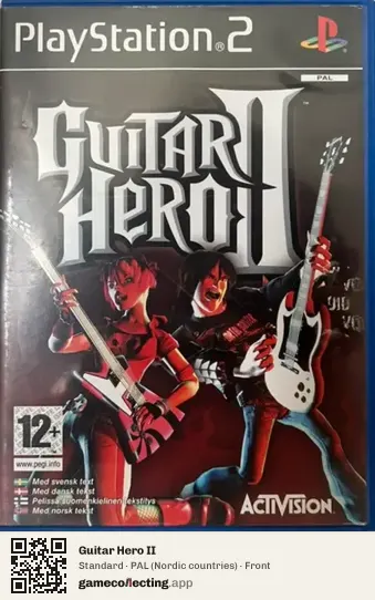 Guitar Hero II PlayStation 2, Nordic countries box front