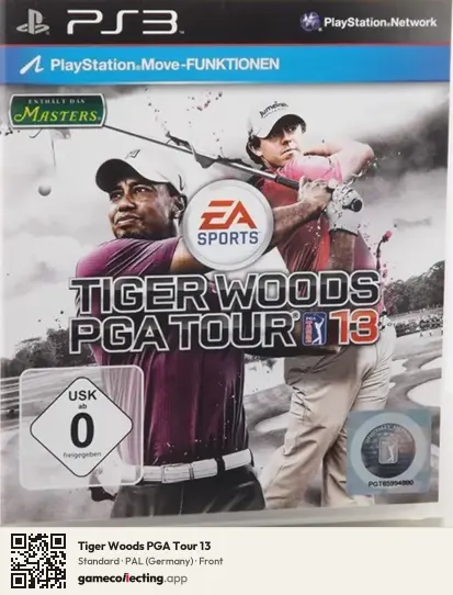 Tiger Woods PGA Tour 13 PlayStation 3, Germany box front