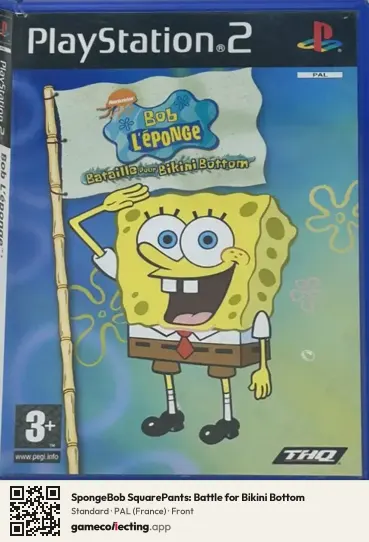 SpongeBob SquarePants: Battle for Bikini Bottom PlayStation 2, France box front