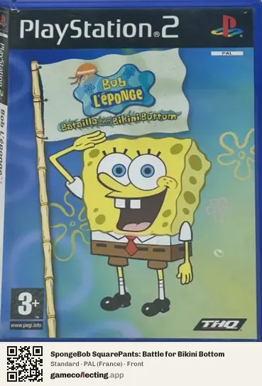 SpongeBob SquarePants: Battle for Bikini Bottom PlayStation 2, France box front