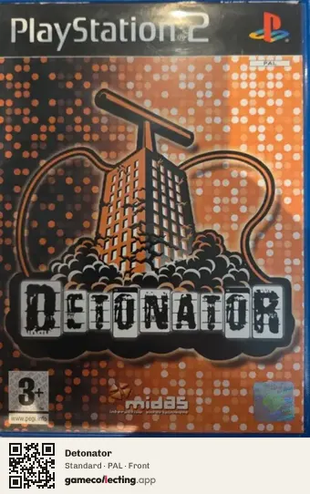 Detonator PlayStation 2, PAL box front