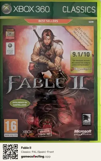 Fable II Xbox 360, Spain box front