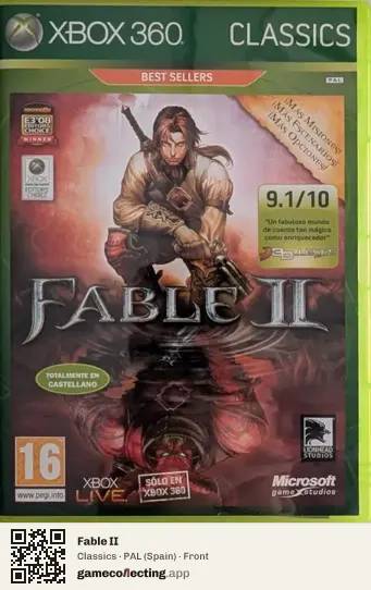 Fable II Xbox 360, Spain box front