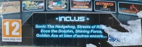 Sonic's Ultimate Genesis Collection, the PEGI square on its front
