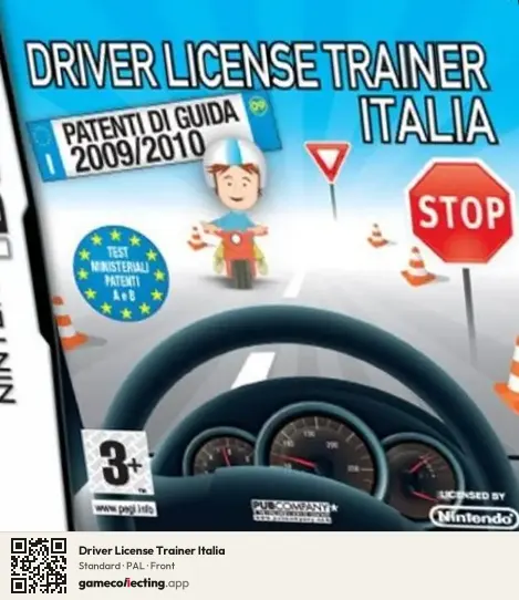 Driver License Trainer Italia Nintendo DS, PAL box front
