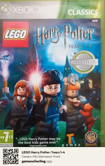 LEGO Harry Potter: Years 1-4 Xbox 360, Germany box front