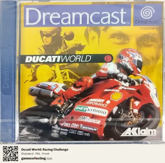 Ducati World: Racing Challenge Sega Dreamcast, PAL box front