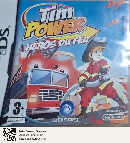 Jake Power: Fireman Nintendo DS, PAL box front