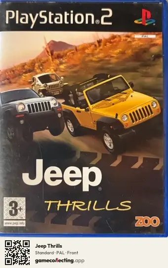 Jeep Thrills PlayStation 2, PAL box front