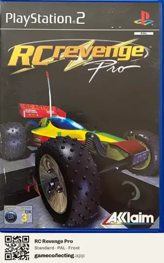 RC Revenge Pro PlayStation 2, PAL box front