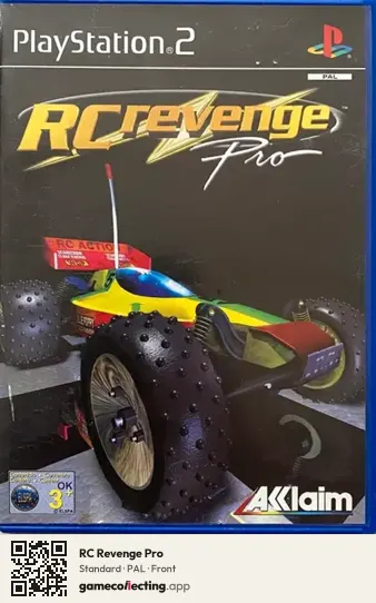 RC Revenge Pro PlayStation 2, PAL box front