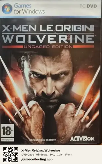 X-Men Origins: Wolverine Computer, Italy box front