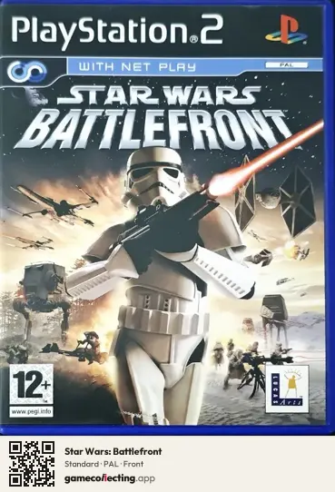 Star Wars: Battlefront PlayStation 2, PAL box front