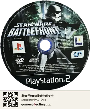 Star Wars: Battlefront PlayStation 2, PAL disc