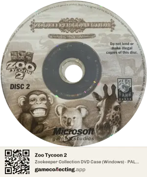 Zoo Tycoon 2 Computer, PAL disc