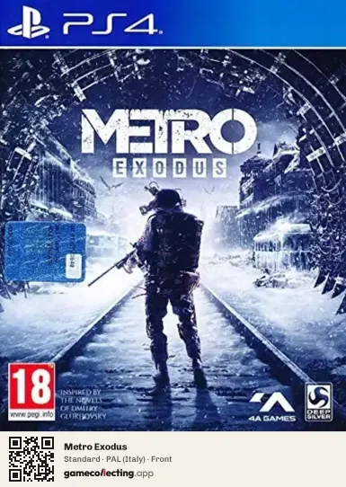 Metro Exodus PlayStation 4, Italy box front