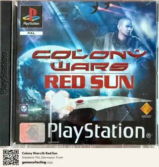 Colony Wars III: Red Sun PlayStation, Germany box front