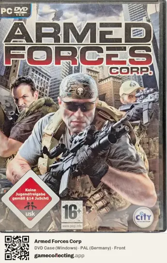 Armed Forces Corp Computer, Germany box front